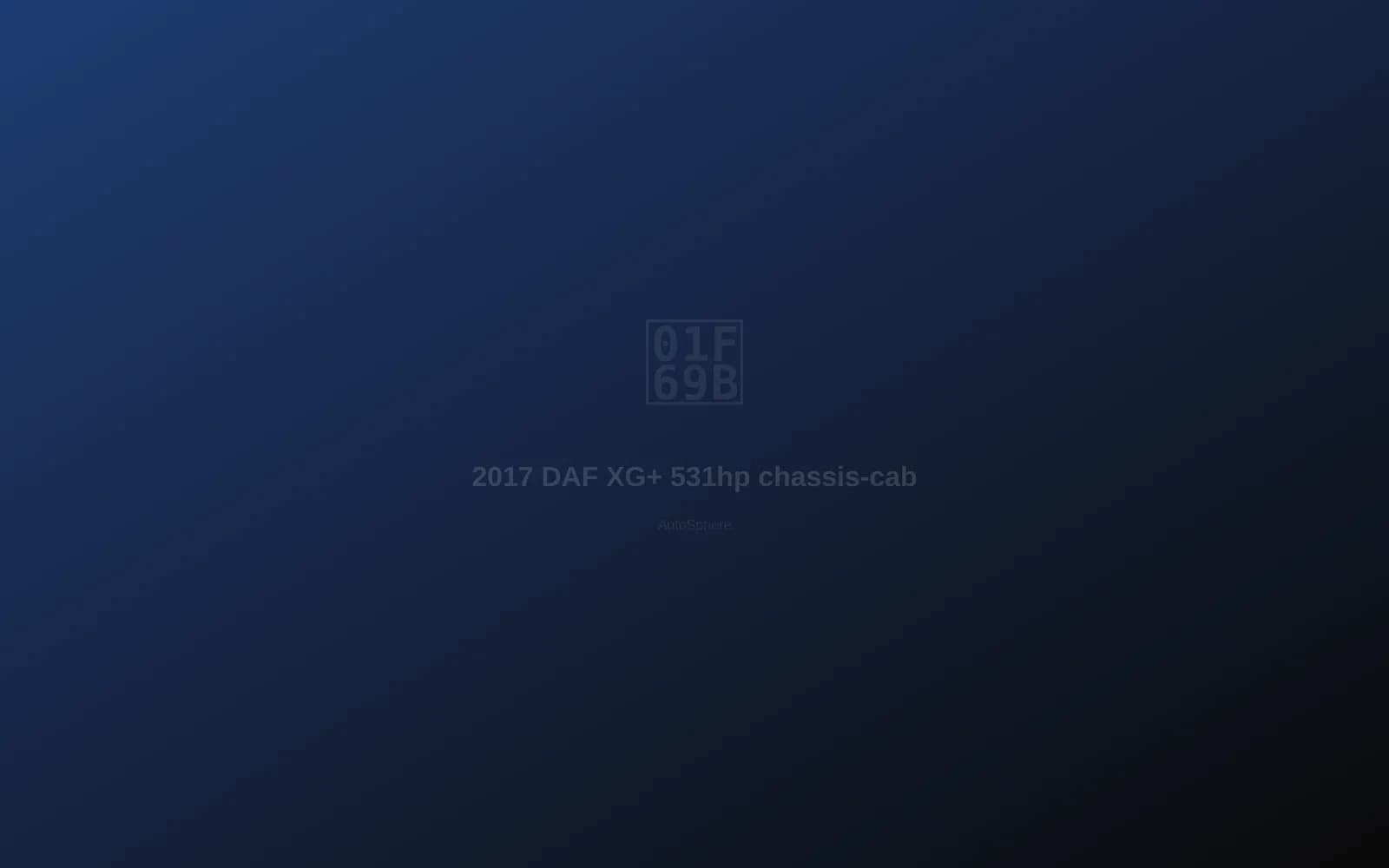 2017 DAF XG+