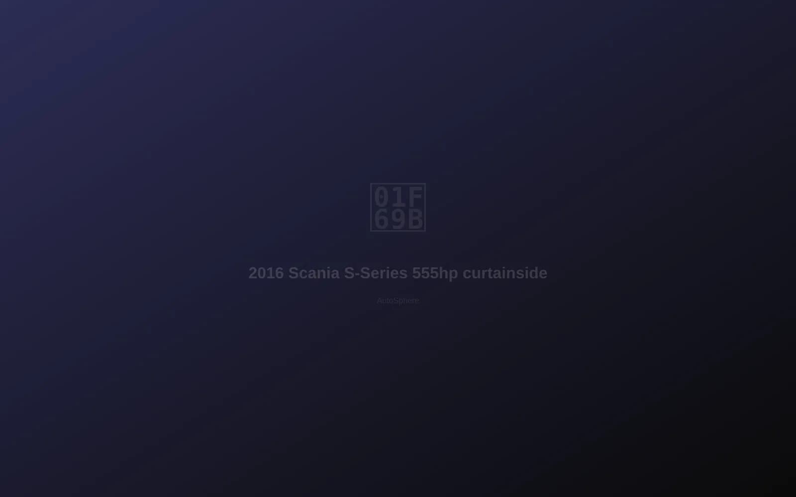 2016 Scania S-Series