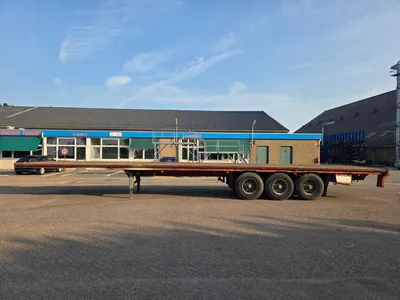 LAG SAF - Drum 3-assige platte oplegger - SAF assen - Trommelremmen - Luchtvering - 37 Ton — photo 7 of 14