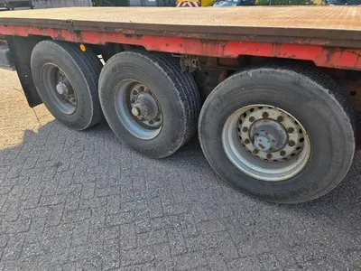 LAG SAF - Drum 3-assige platte oplegger - SAF assen - Trommelremmen - Luchtvering - 37 Ton — photo 13 of 14