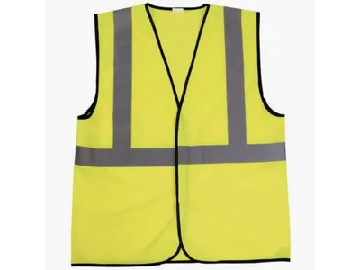 Unbranded Striking yellow safety vest Opvallend veiligheidsvest geel - Werkjas en vest - Polyester — photo 1 of 6