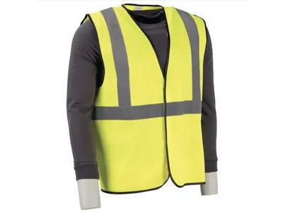 Unbranded Striking yellow safety vest Opvallend veiligheidsvest geel - Werkjas en vest - Polyester — photo 5 of 6