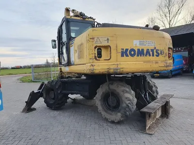 Komatsu PW180 Mobiele Graafmachine 18 Ton 156 PK Wheeled Excavator CE — photo 4 of 16