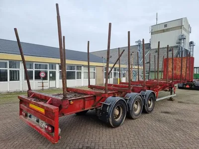 Kaiser hout oplegger - 3 assen - SAF - Trommelremmen - Luchtvering -13.6 meter - 38 Ton — photo 5 of 14