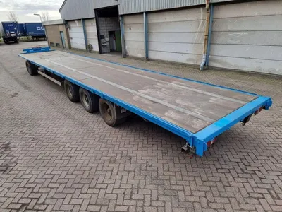 Van Hool 13.60 M LONG platte aanhanger - 13.6 meter - Luchtvering - 445/45 R19.5 banden - Export — photo 6 of 19