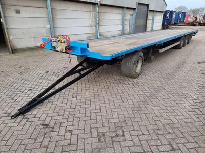 Van Hool 13.60 M LONG platte aanhanger - 13.6 meter - Luchtvering - 445/45 R19.5 banden - Export — photo 19 of 19