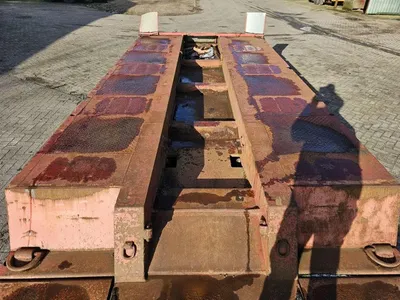 Scheuerle STBV 4544 ABFP Dieplader 1993 – 4 Assen – 22.7 Ton Laadvermogen – Luchtvering – Trommelremmen- 2 meter uischuifbaar — photo 12 of 20