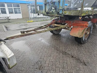 Houtnate V40039040 3-asssige aanhanger - Bladvering - Trommelremmen - 2000 - Export — photo 8 of 18