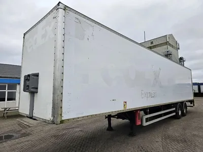Fruehauf DISC Gesloten Oplegger 2005 – 2 Assen – BPW – Trommelremmen – Luchtvering – Box Trailer — photo 1 of 15
