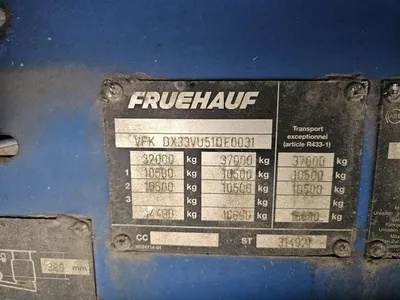 Fruehauf DISC Gesloten Oplegger 2005 – 2 Assen – BPW – Trommelremmen – Luchtvering – Box Trailer — photo 15 of 15