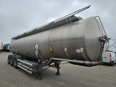 Magyar RVS Tankoplegger – 3 Assen – Luchtvering – Tank Trailer – Stainless Steel — photo 2 of 15
