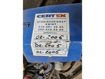 1t Takel 1 Ton – 1000 kg – Kettingtakel / Hijswerktuig – Werkplaats – Industrie — photo 3 of 7