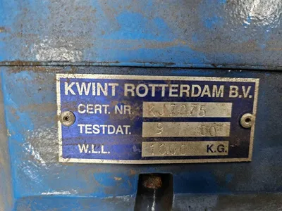 1t Takel 1 Ton – 1000 kg – Kettingtakel / Hijswerktuig – Werkplaats – Industrie — photo 4 of 7