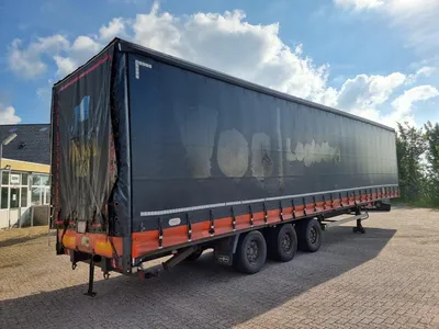 Van Hool 3-assige Schuifzeiltrailer - SAF - Schijfremmen - Luchtvering - 445/45 R19.5 - 39 Ton - Mega — photo 5 of 17