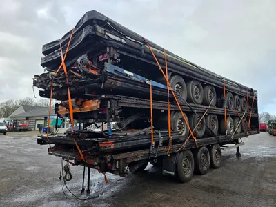 Van Hool 3B2011 - BPW - DISC Stapel van 5 3-assige schuifzeiltrailers - Luchtvering - Schijfremmen - 39 Ton - 2007 - Klaar voor Export — photo 5 of 17