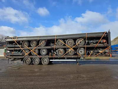 Van Hool 3B2011 - BPW - DISC Stapel van 5 3-assige schuifzeiltrailers - Luchtvering - Schijfremmen - 39 Ton - 2004 - Klaar voor Export — photo 4 of 15