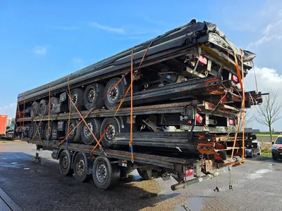 Van Hool 3B2011 - BPW - DISC Stapel van 5 3-assige schuifzeiltrailers - Luchtvering - Schijfremmen - 39 Ton - 2004 - Klaar voor Export — photo 7 of 15