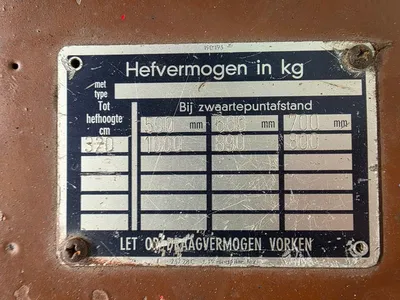 Steinbock EFG1HC/320Z Elektrische Heftruck 1000KG 3.2M — photo 12 of 12