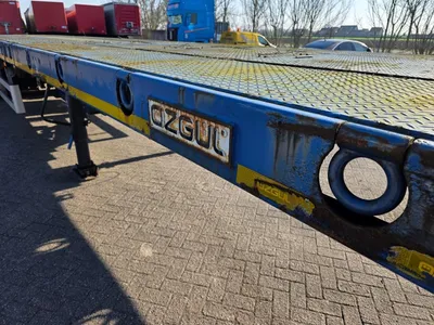 OZGUL L14 4 stuurassen oplegger - Trax trommelremmen - platte trailer - luchtvering - 16 banden - 2x uitschuifbaar — photo 13 of 20