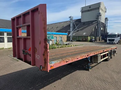 MOL 2-assige platte oplegger - BPW assen - Trommelremmen - Luchtvering - 30 Ton — photo 1 of 14