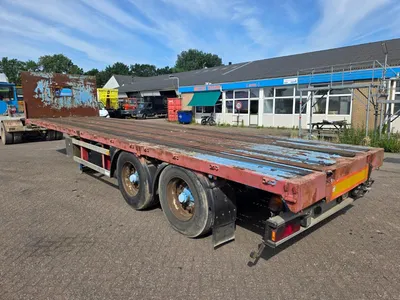 MOL 2-assige platte oplegger - BPW assen - Trommelremmen - Luchtvering - 30 Ton — photo 5 of 14