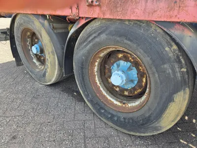 MOL 2-assige platte oplegger - BPW assen - Trommelremmen - Luchtvering - 30 Ton — photo 13 of 14