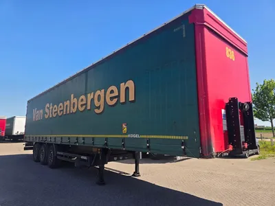 Kögel 3-assige zeilen oplegger - Mercedes assen - Schijfremmen - Luchtvering - Reserve wiel - 42 Ton - 2017 - Coil — photo 3 of 20