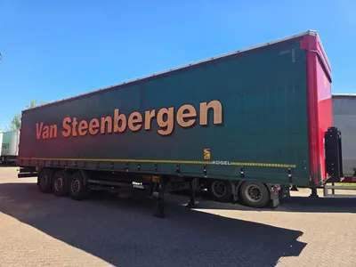 Kögel 3-assige zeilen oplegger - Mercedes assen - Schijfremmen - Luchtvering - Reserve wiel - 42 Ton - 2017 - Coil — photo 4 of 20